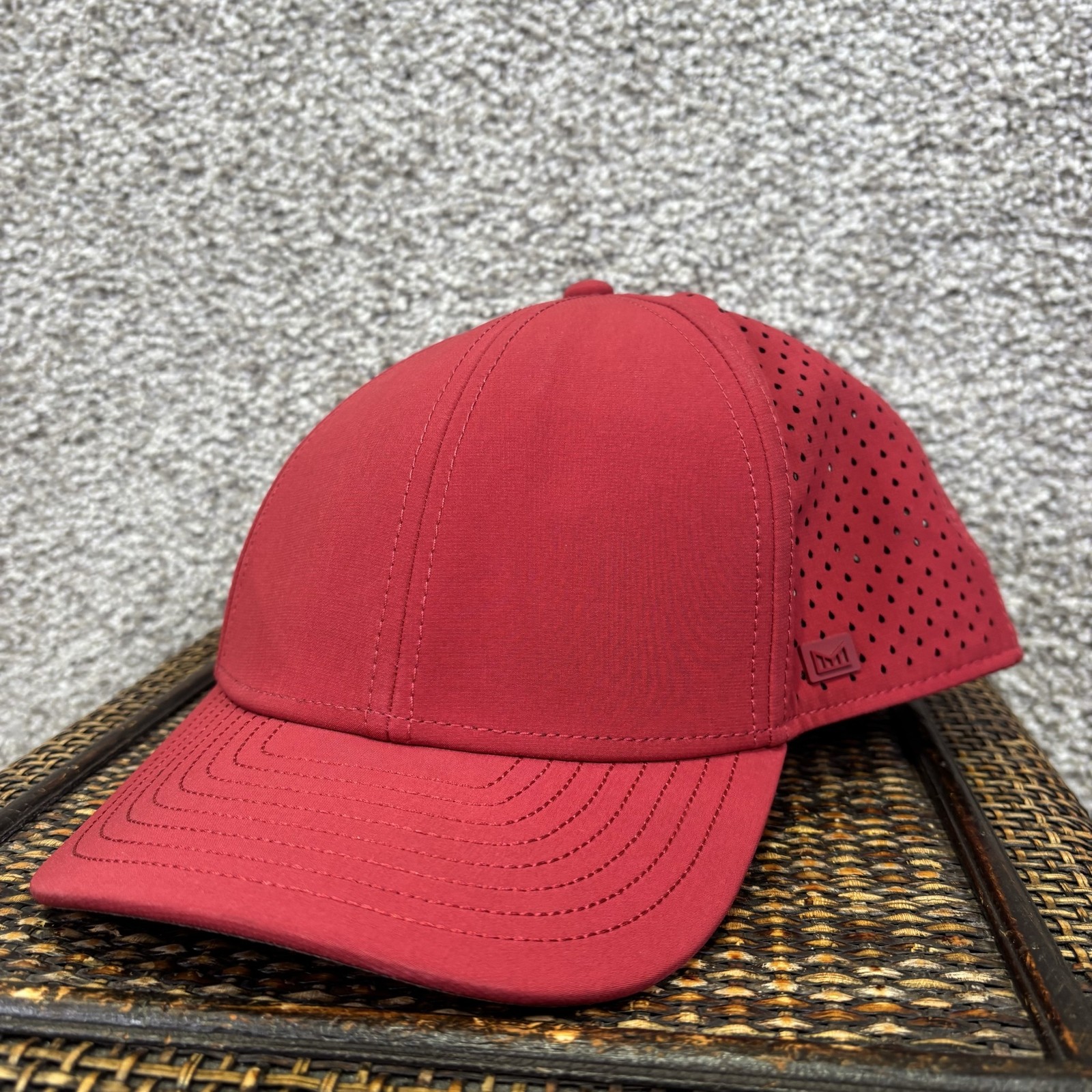 Melin A-Game HYDRO Hat Cap Snap Back Mens Medium Red Hawaiian Lifeguard Beach Melin A-Game HYDRO Hat Cap Snap Back Mens Medium Red Hawaiian Lifeguard Beach
