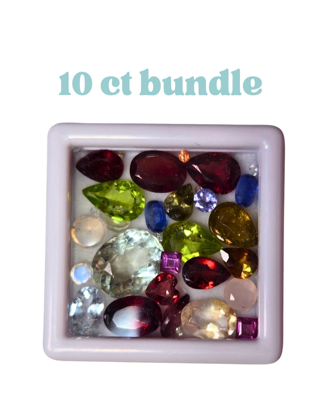 12+ Ct Gemstone Scoop - All Natural Earth Grown Parcel Lot