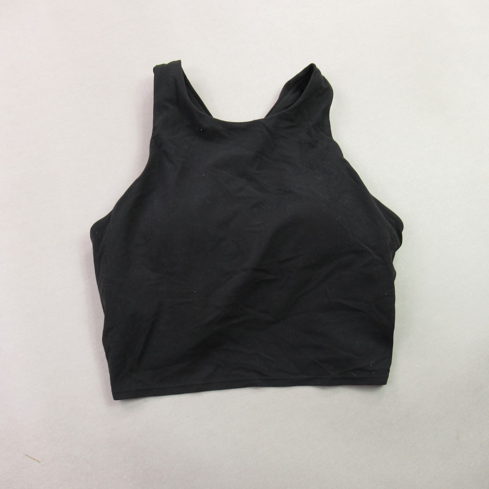 Athleta Top Womens Medium Sleeveless Lightweight Workout Gym Black Crew Neck Athleta Top Womens Medium Sleeveless Lightweight Workout Gym Black Crew Neck