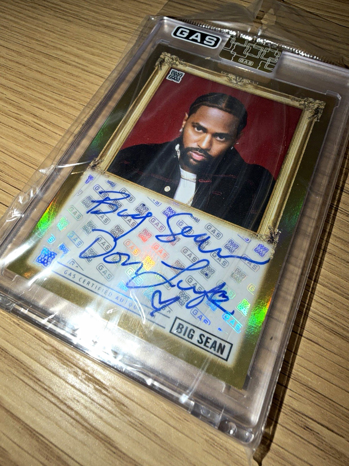 #1/1 - 2024 Big Sean GAS COMPLEX Better Me Than You GOLD Holo AUTOGRAPHED Card
