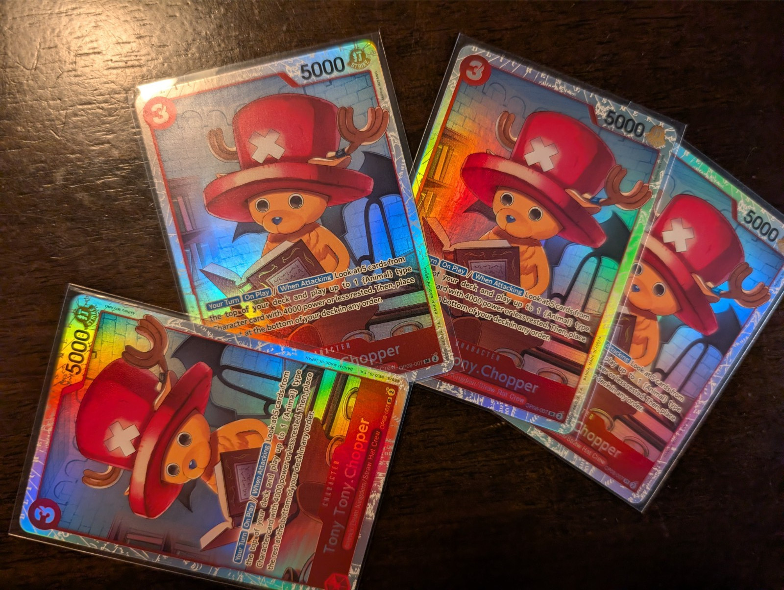 Tony Tony.Chopper OP08-007 Super Rare English Two Legends One Piece TCG Card