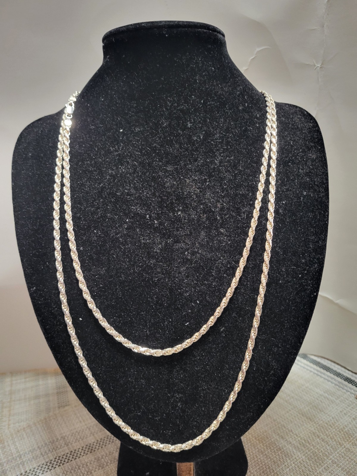 Vintage MILOR 925 Sterling Silver Rope Chain Necklace 67g Made in Italy 60in
