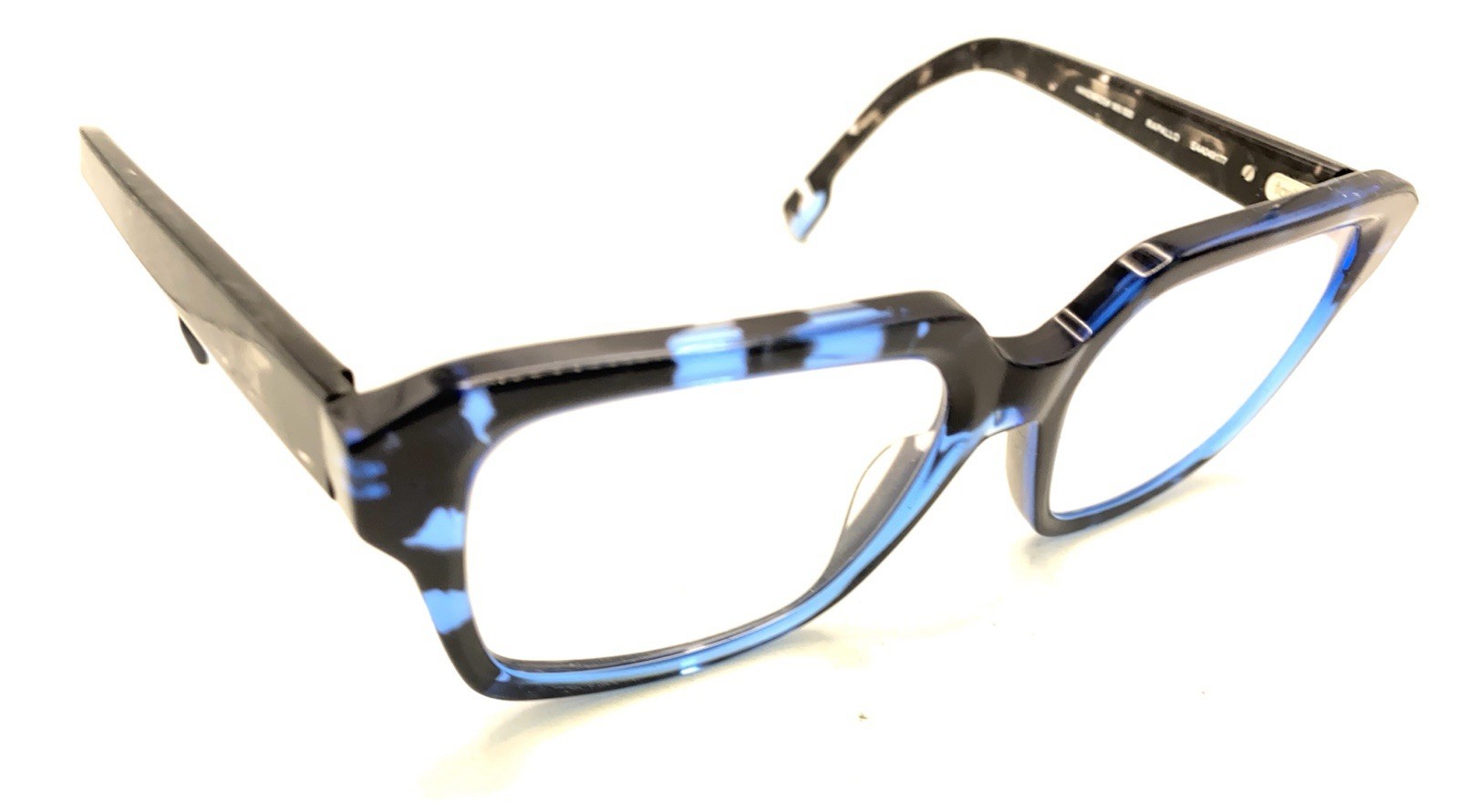 Tarian Rappallo EAA049177 Blue Black Square Eyeglasses 53-117 145 Paris France