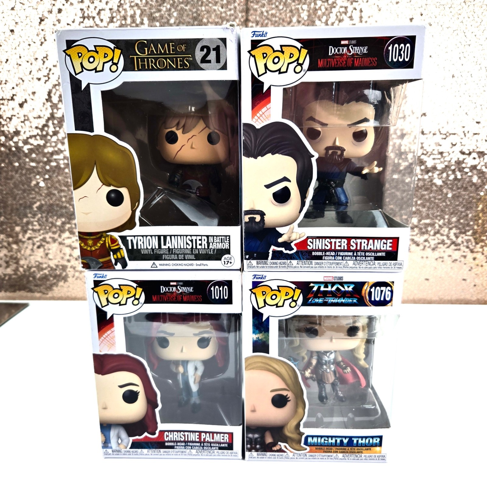 Funko Pop Set of #4 (21/1030/1010/1076) Funko Pop Set of #4 (21/1030/1010/1076)