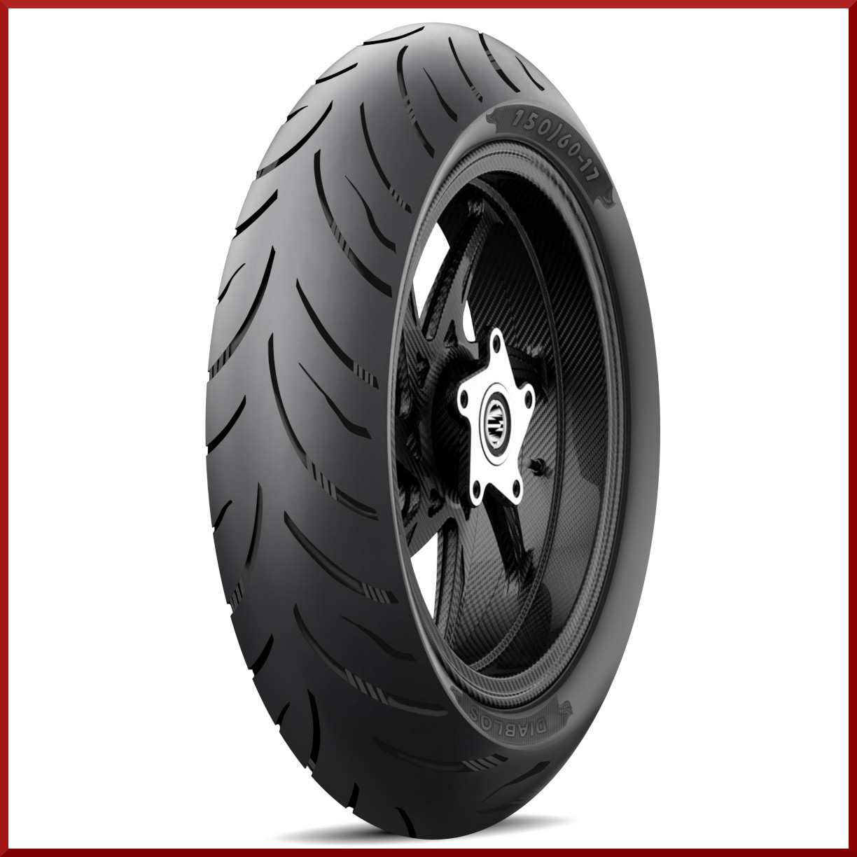 Roadmax Rear 150/60-17 (75H) Motorcycle Tire for BMW KTM Honda Yamaha Harley etc
