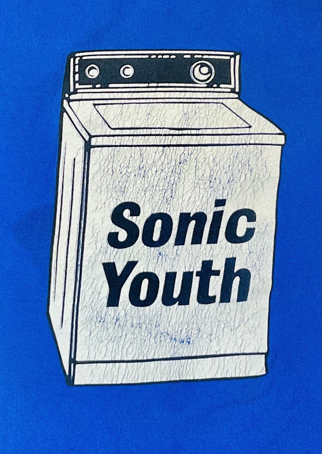 SONIC YOUTH washing machine vintage 90’s BLUE Shirt, Size XL, RARE, Band Tee