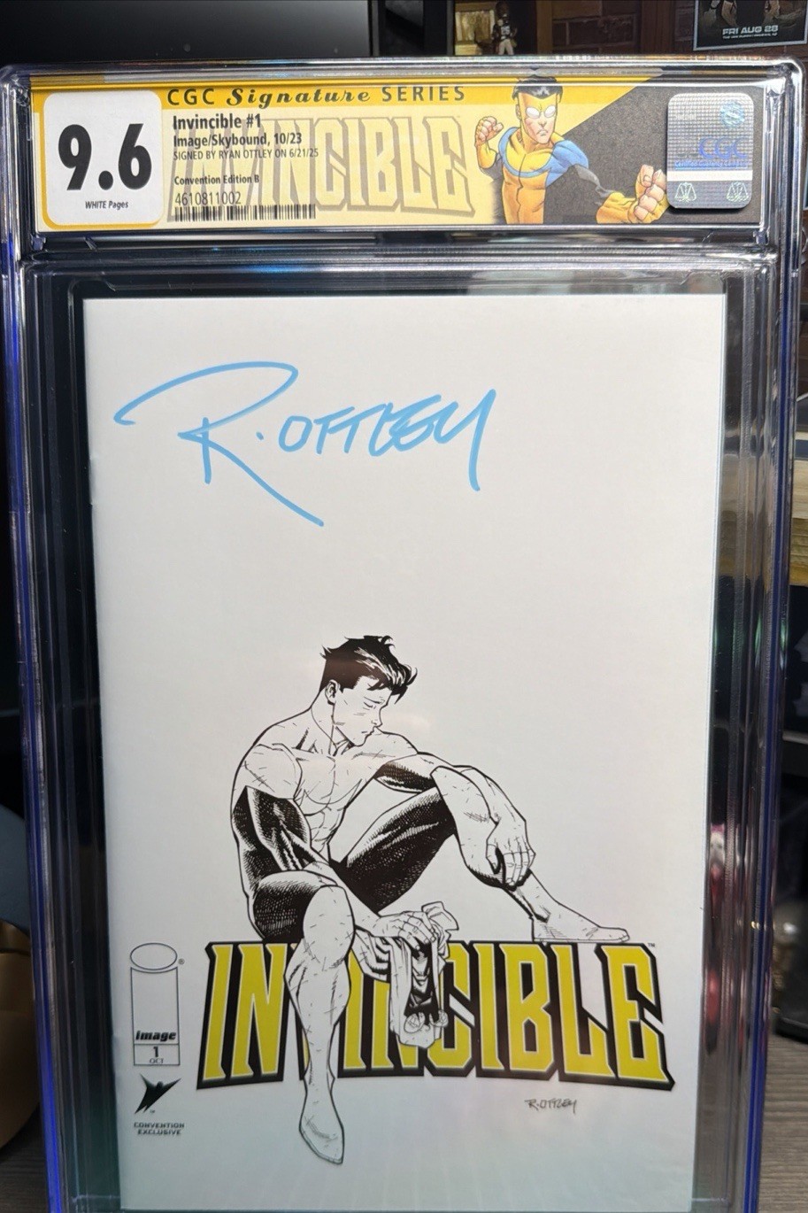 💫INVINCIBLE #1 – CGC 9.6 – 10/2023 - SIGNED BY RYAN OTTLEY Custom Label 💫INVINCIBLE #1 – CGC 9.6 – 10/2023 - SIGNED BY RYAN OTTLEY Custom Label