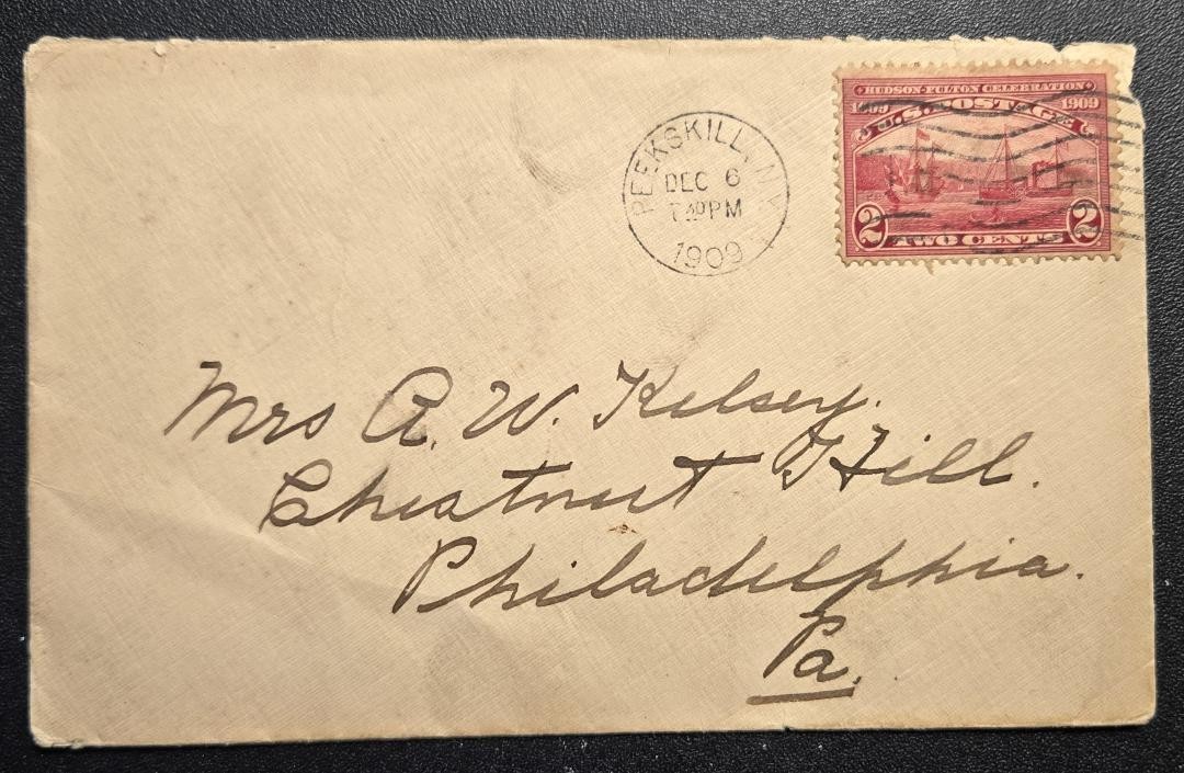 US advertising cover - 1909 correspondence to \