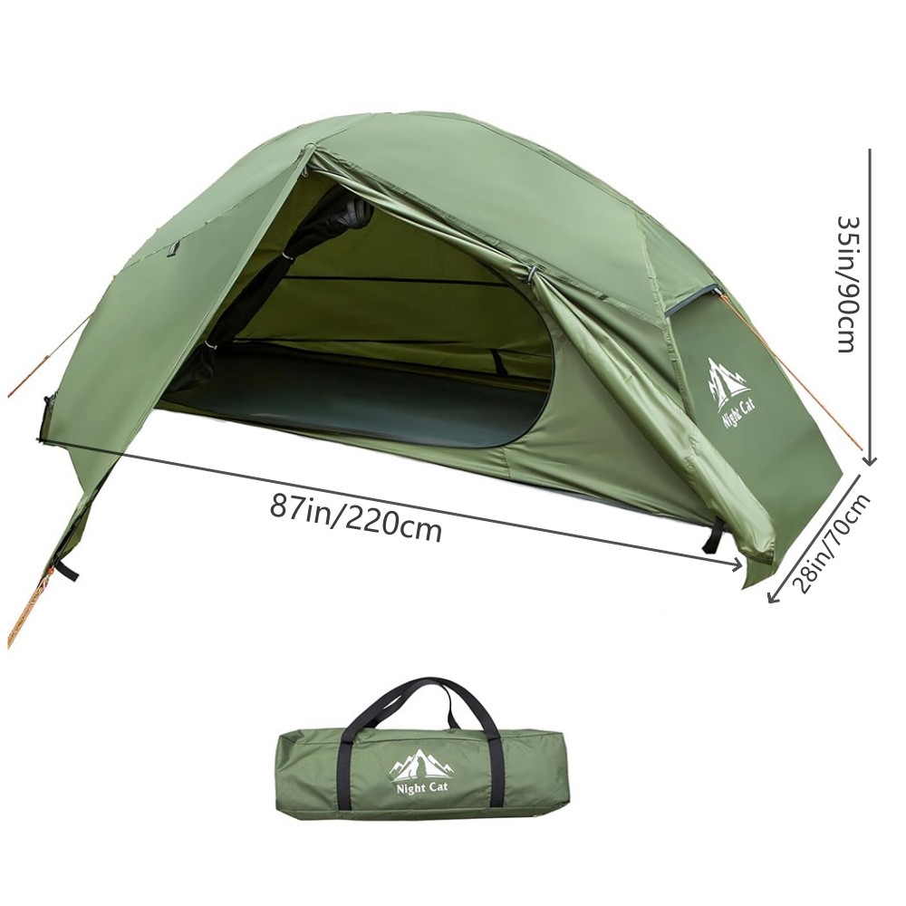 Night Cat Camping Tent 1 Person Waterproof Ultralight Backpacking Tent Outdoor Night Cat Camping Tent 1 Person Waterproof Ultralight Backpacking Tent Outdoor