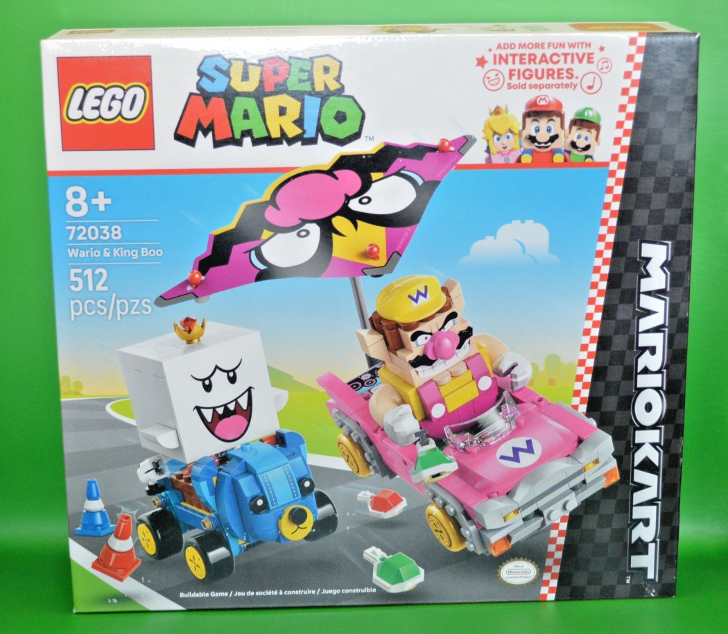 LEGO Super Mario MarioKart - Wario & King Boo Set #72038 NEW SEALED ✅