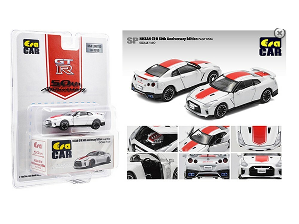 Era Car 1:64 2020 Nissan GT-R R35 Skyline 50th Anniversary Edition Limited Model