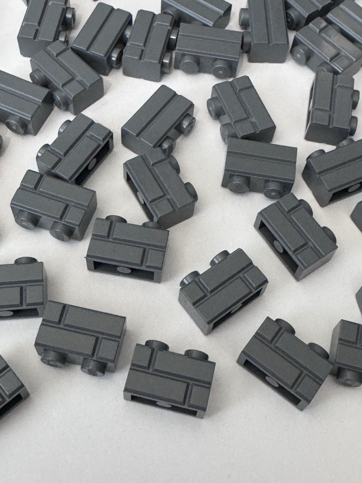 100 BRAND NEW LEGO 1x2 DARK GRAY BRICK WALL MASONRY CASTLE STONE PROFILE 98283 100 BRAND NEW LEGO 1x2 DARK GRAY BRICK WALL MASONRY CASTLE STONE PROFILE 98283