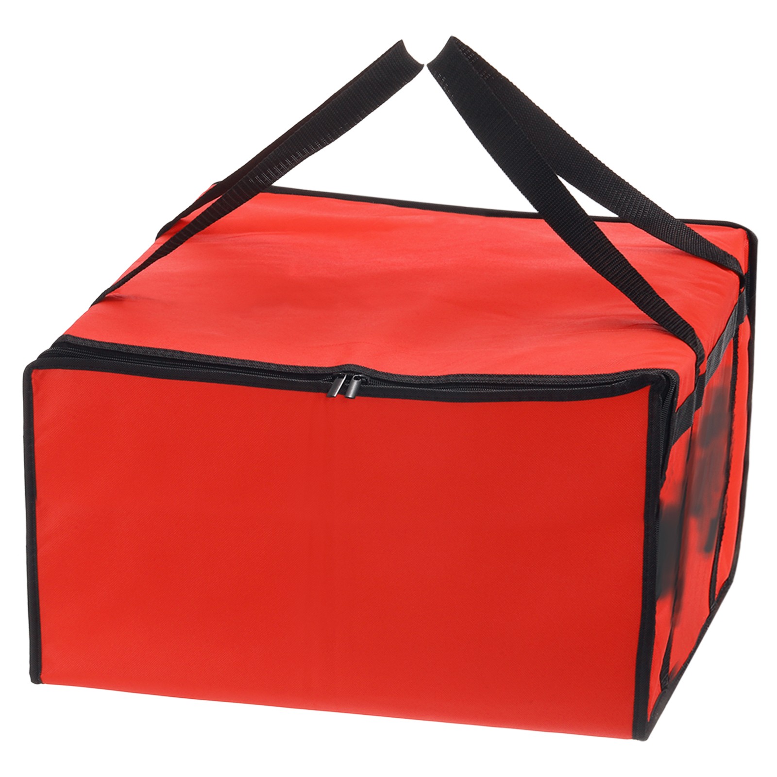 Insulated Pizza Bag 24x24x14 Inches Non-woven Fabrics Grocery Bag Red