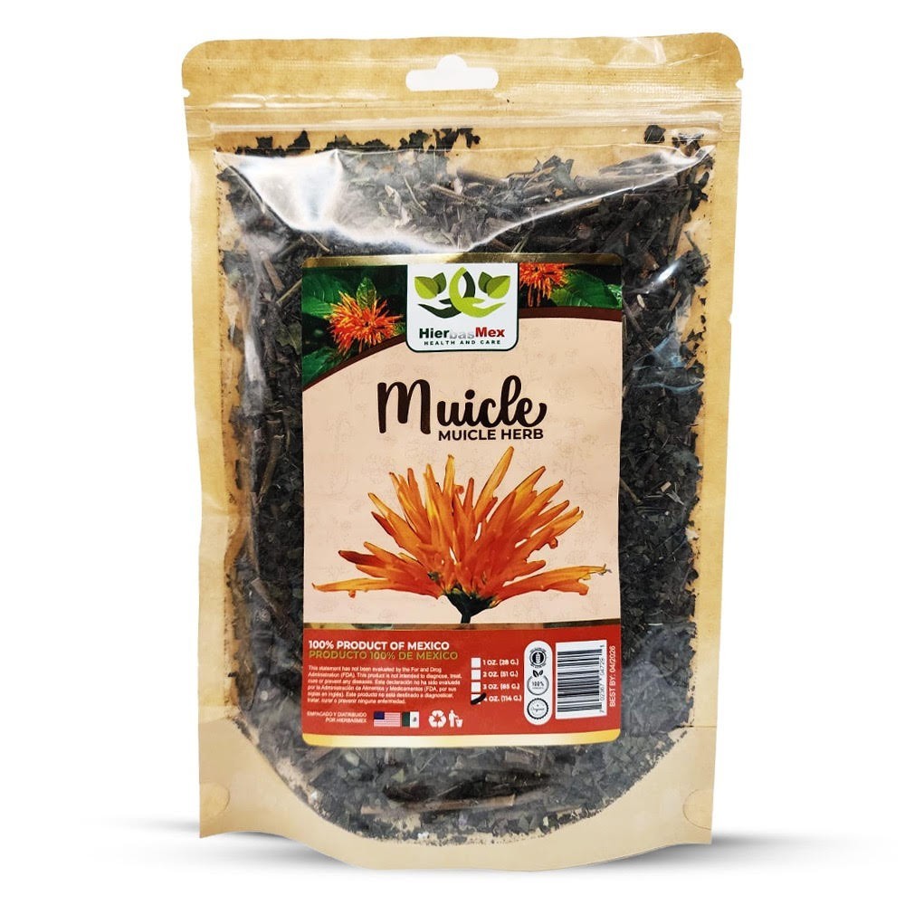Muicle Herbal Tea 4 oz.-113g Muicle Te Herbal, Natural Mexican Herb