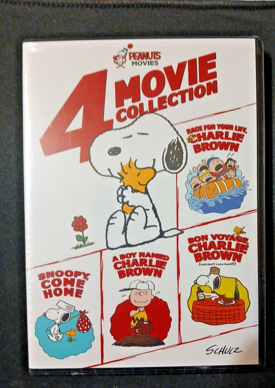 Peanuts: 4-Movie Collection , Snoopy Come Home, A Boy Named, Bon Voyage Charlie
