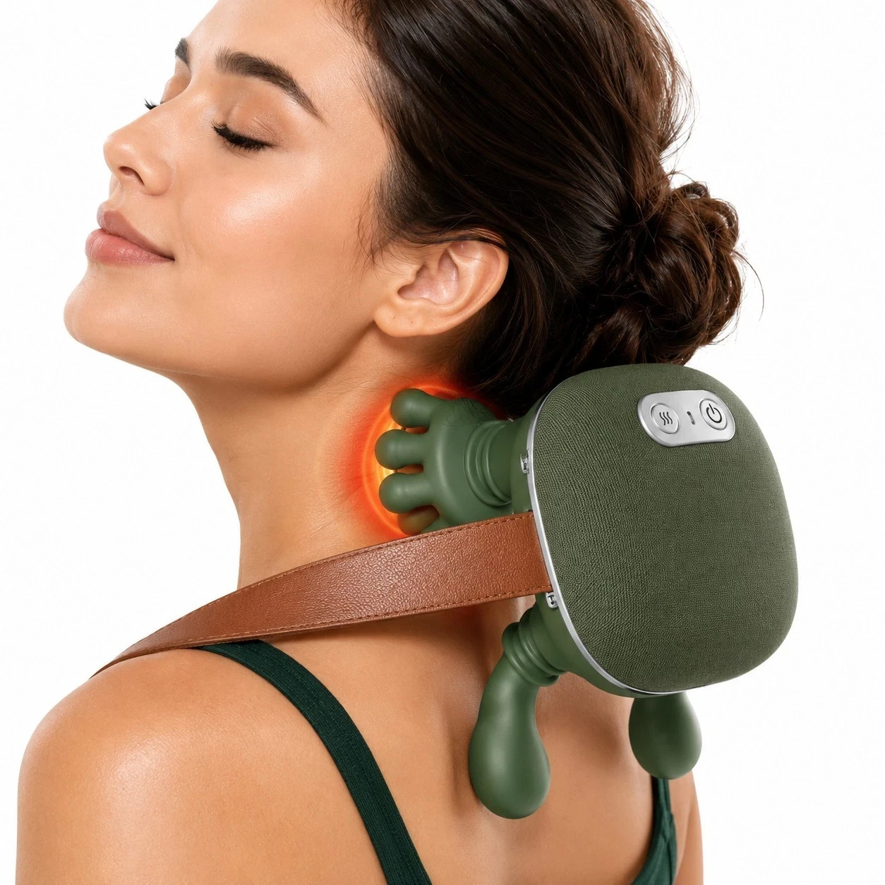 The Handiva Massager with Heat Neck Massagers, Deep Tissue 3D Kneading Shiatsu The Handiva Massager with Heat Neck Massagers, Deep Tissue 3D Kneading Shiatsu