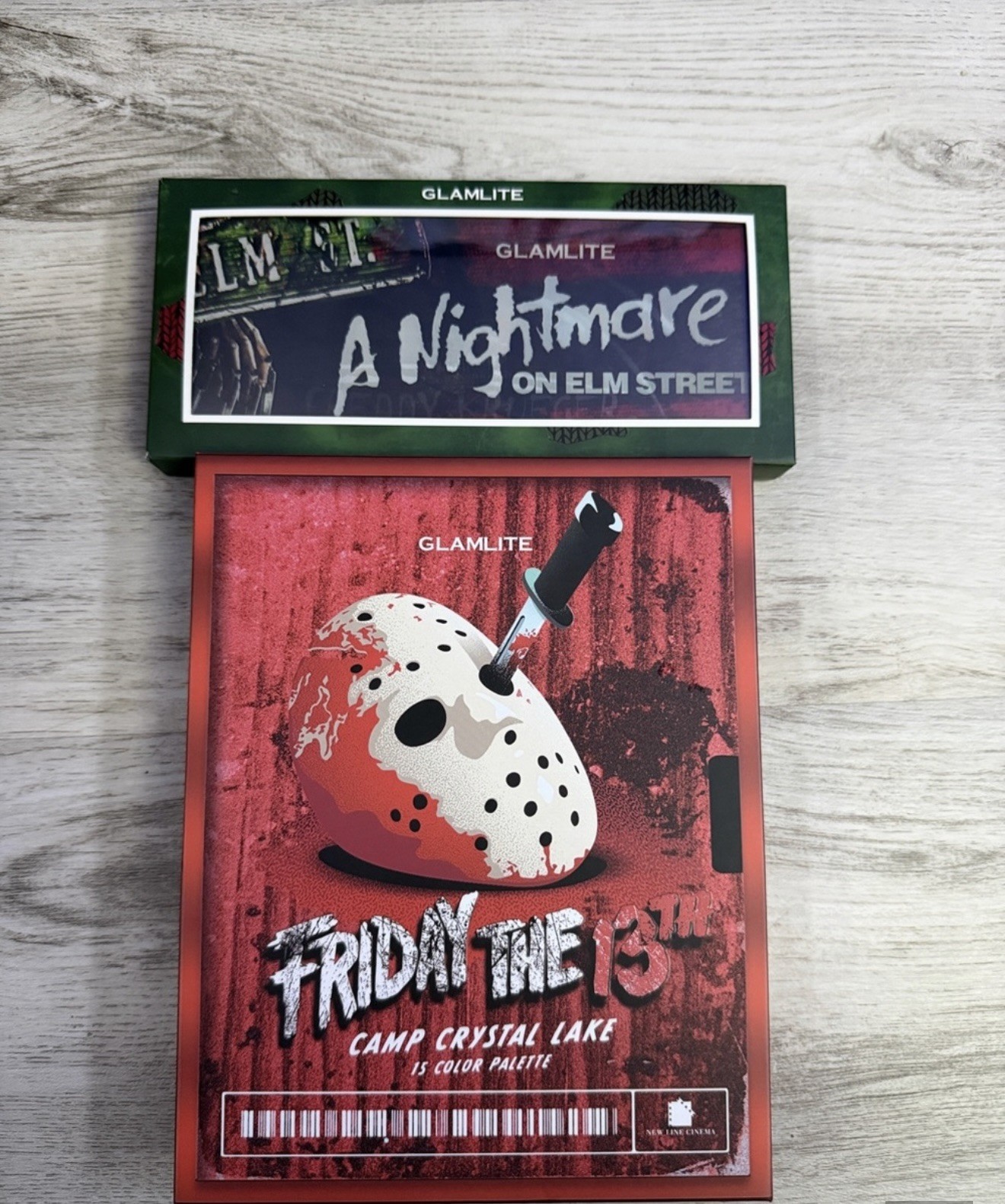 Glamlite x Friday the 13th Collaborative Camp Crystal Lake Palette 15 Colors