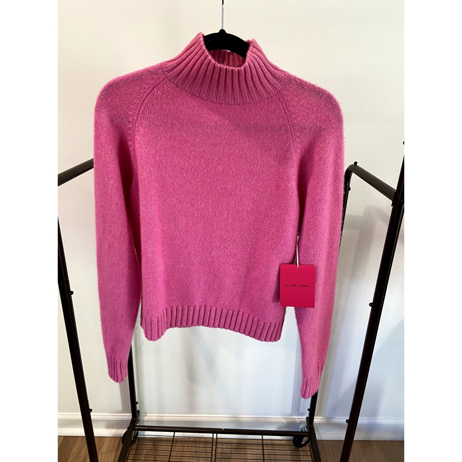 NEW The Elder Statesman Cashmere Turtleneck size S small 