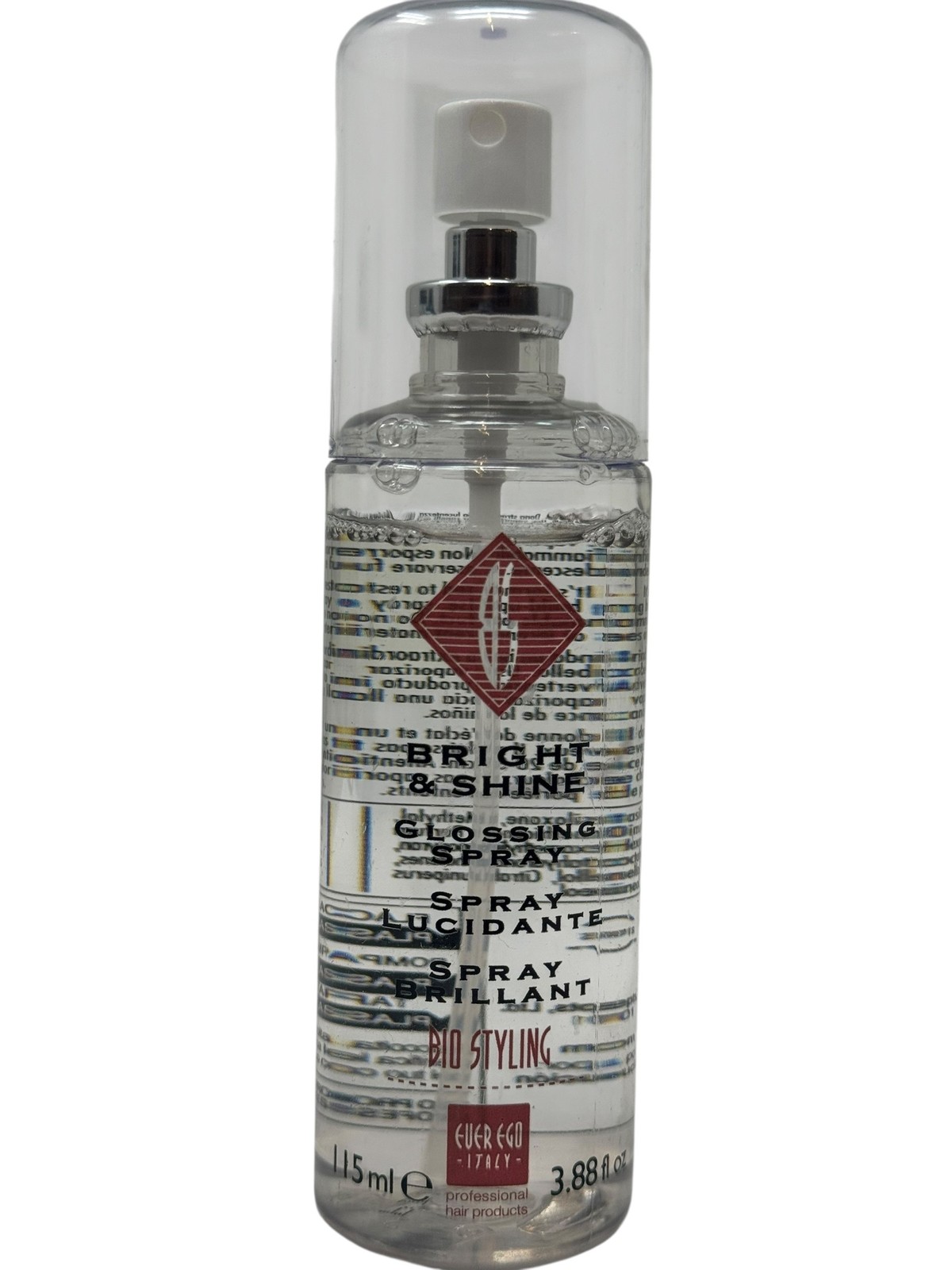 Ever Ego Bio Styling Bright & Shine Glossing Spray 3.88 Oz