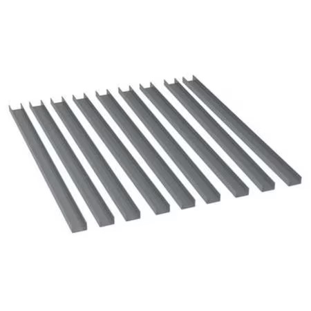 Akro-Mils 30900 Bin Rail Accessory Kit, Gray, Steel Akro-Mils 30900 Bin Rail Accessory Kit, Gray, Steel