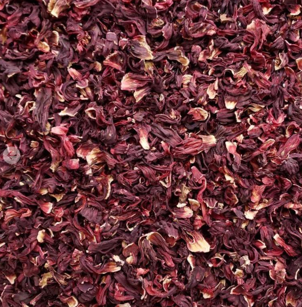 Hibiscus Flowers C/S (Hibiscus Sabdariffa)  Vibrant Red Non-GMO USA MADE