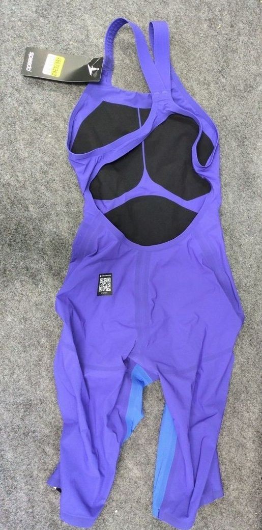 SPEEDO 8-1586018476 Fastskin Valor 2.0 Openback Kneeskin Purple Size 24