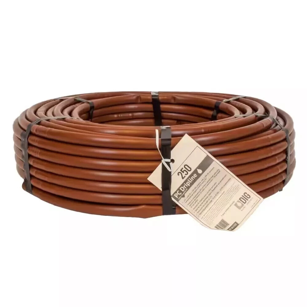 1/2 In. X 250 Ft  Pressure Compensating Emitter Tubing with 12 In. Spacing