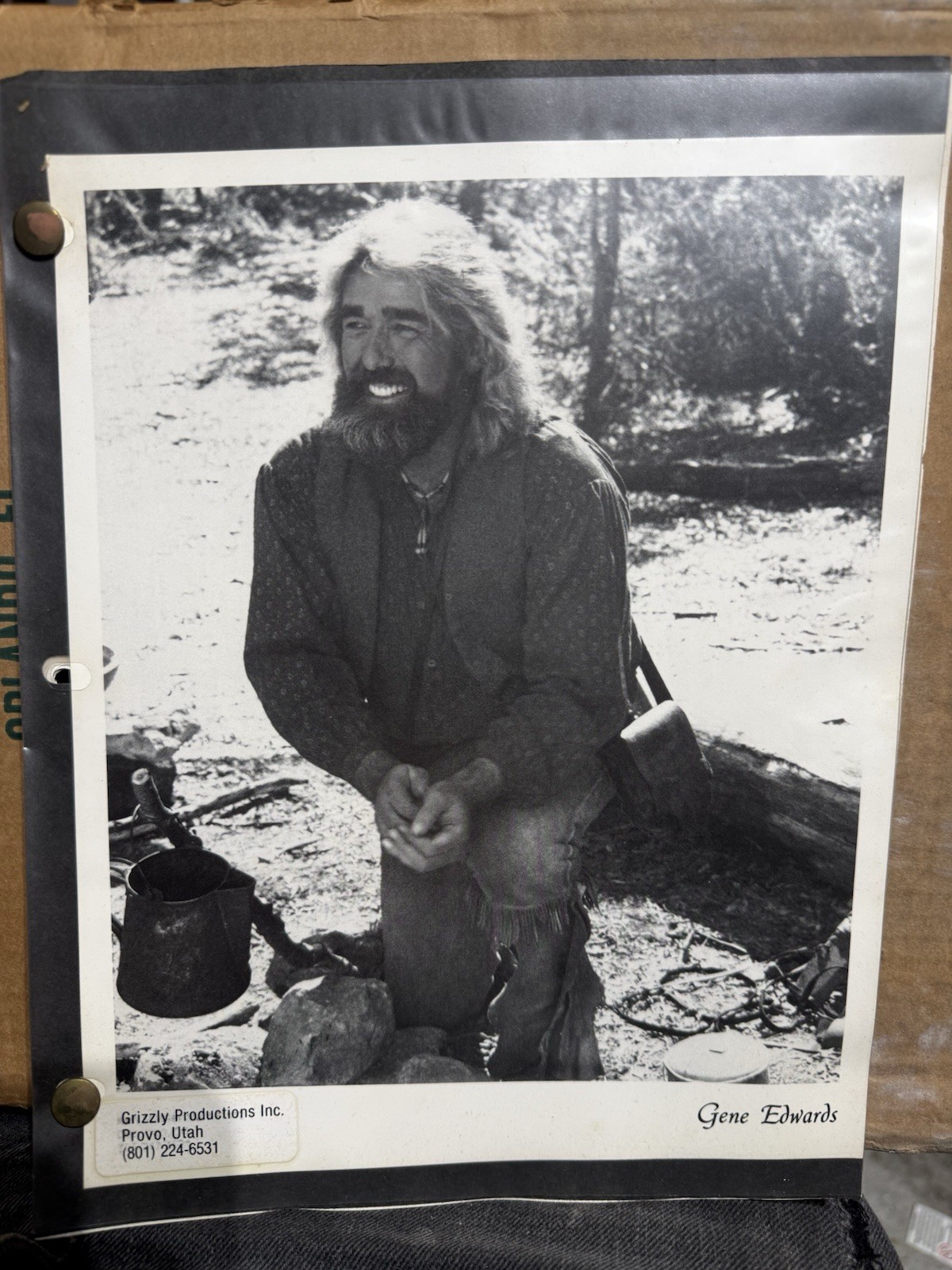 1987 Grizzly Adams Movie Rare Production Investor & Press Dossier Kit Cannes 1987 Grizzly Adams Movie Rare Production Investor & Press Dossier Kit Cannes
