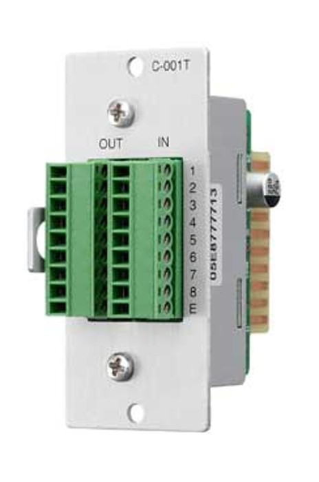 TOA C-001T 8-Channel Input / Output Control Expansion Module for 9000 Series Amp