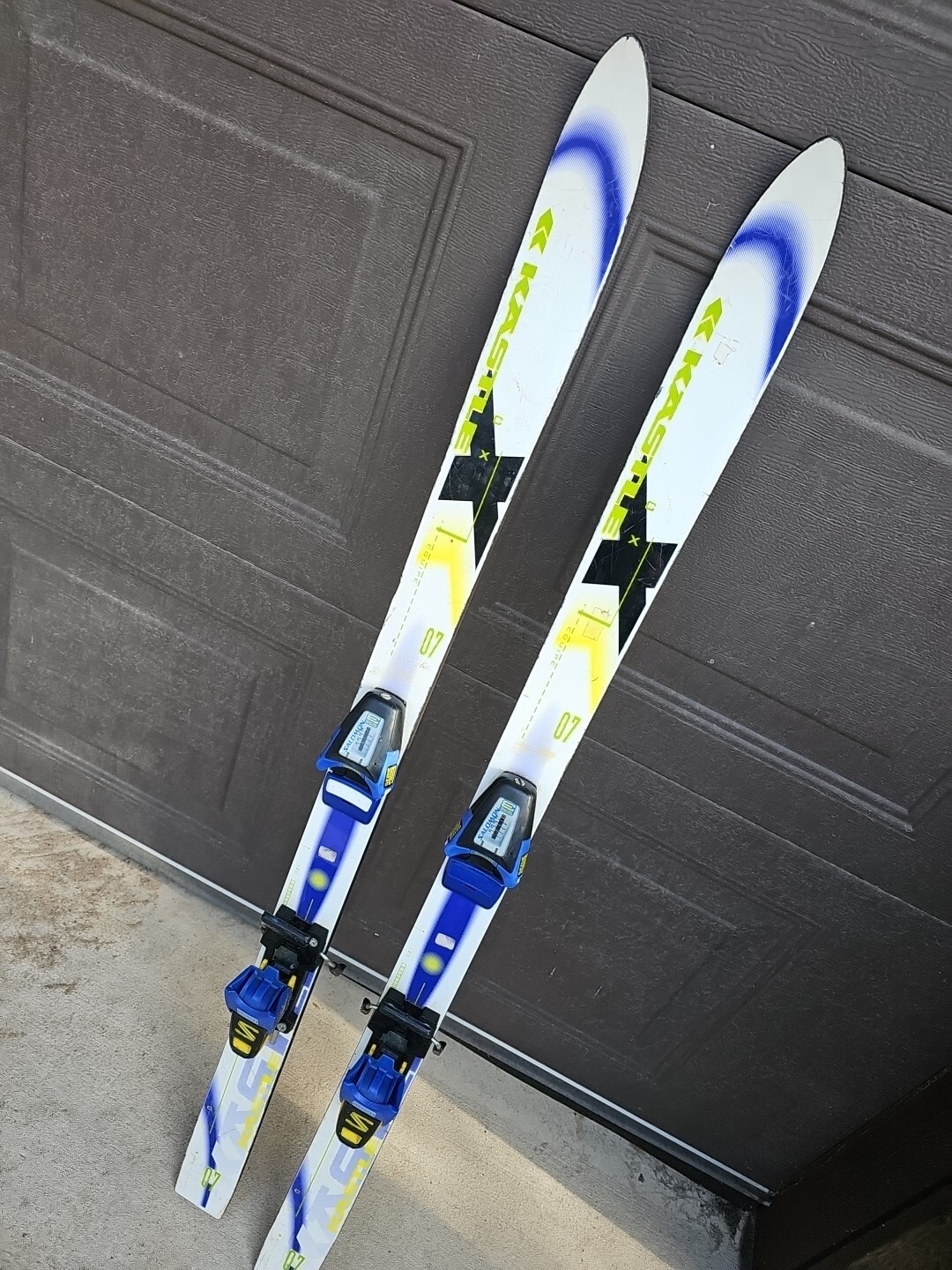 Kastle X 07 120 Short Kids Skis With Salomon Series3 Bindings
