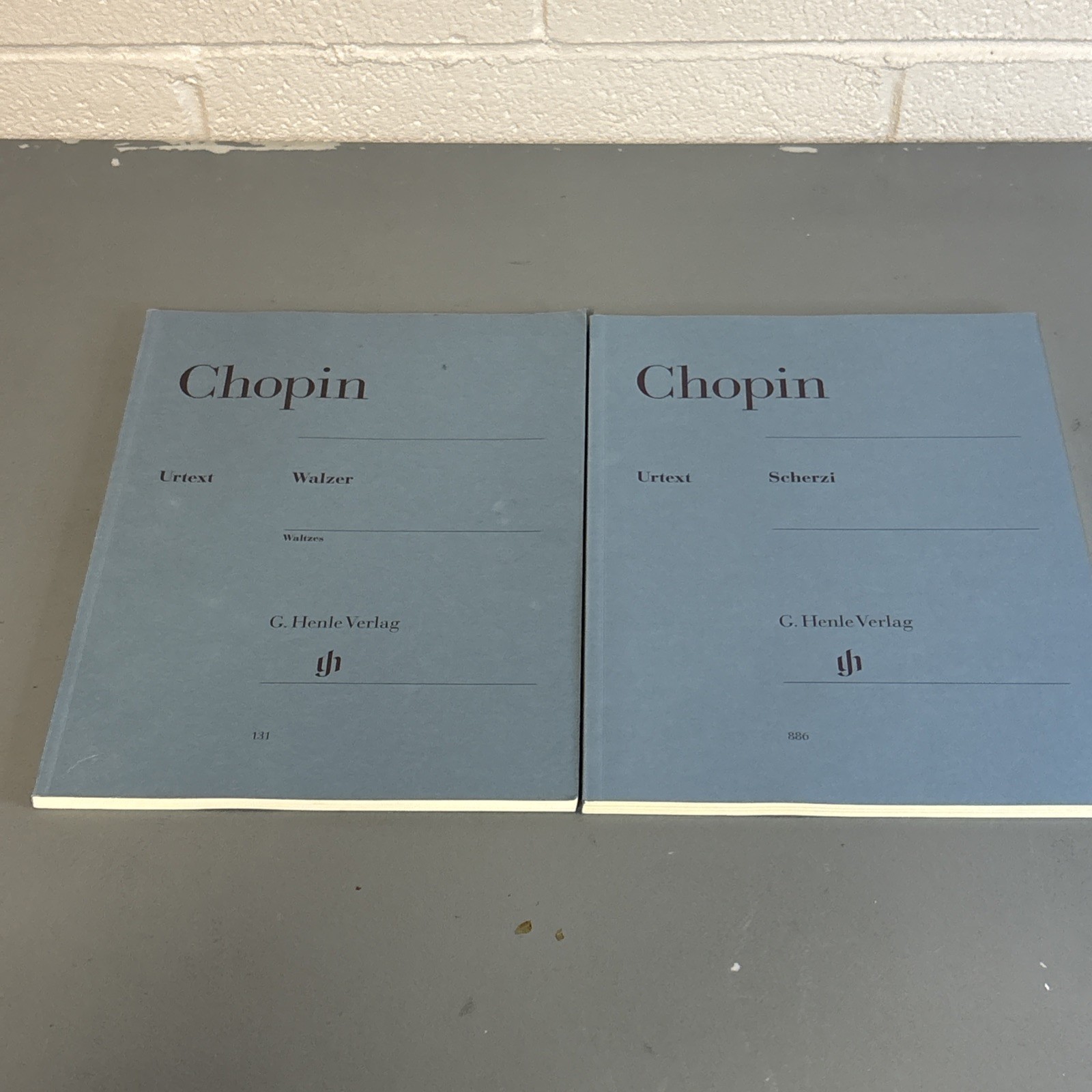 Lot Of 2 Scherzi And Walzer/Waltzes (Urtext) by Frederic Chopin Sheet Music Lot Of 2 Scherzi And Walzer/Waltzes (Urtext) by Frederic Chopin Sheet Music