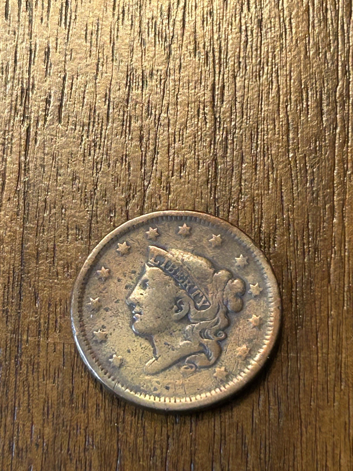 1837 Coronet Large Cent VG 1837 Coronet Large Cent VG