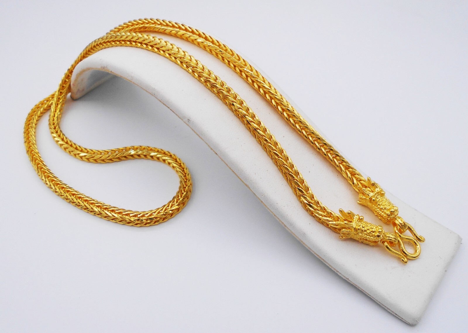 Dragon 22K 23K 24K THAI BAHT YELLOW GOLD GP Necklace Jewelry 20\