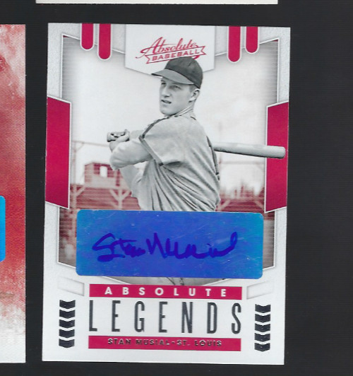 2020 Panini Absolute AL 11 Stan Musial Signed St. Louis Cardinals Auto 2020 Panini Absolute AL 11 Stan Musial Signed St. Louis Cardinals Auto