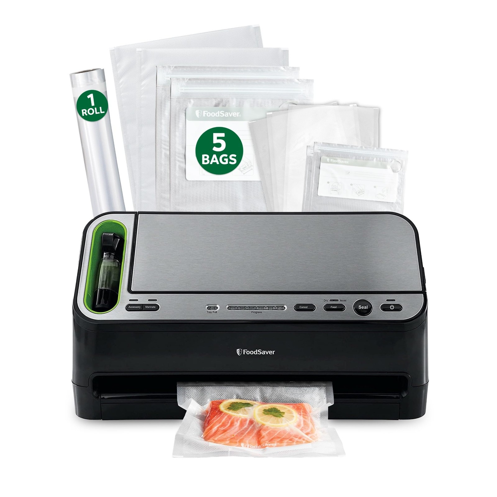 FoodSaver V4400 2-in-1 Vacuum Sealer Machine with Automatic Vacuum Sealer Bag...