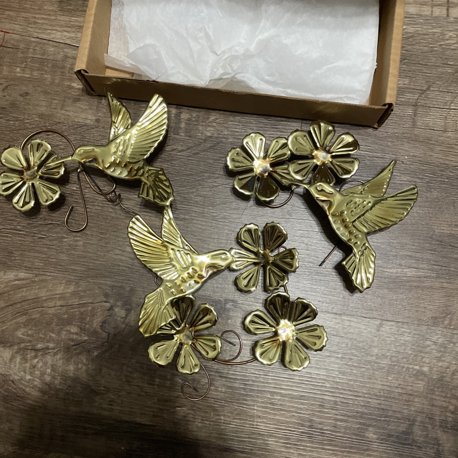 Vtg Home Interior Brass Gold Tone Metal Hummingbirds Flowers Wall Decor Set MCM Vtg Home Interior Brass Gold Tone Metal Hummingbirds Flowers Wall Decor Set MCM