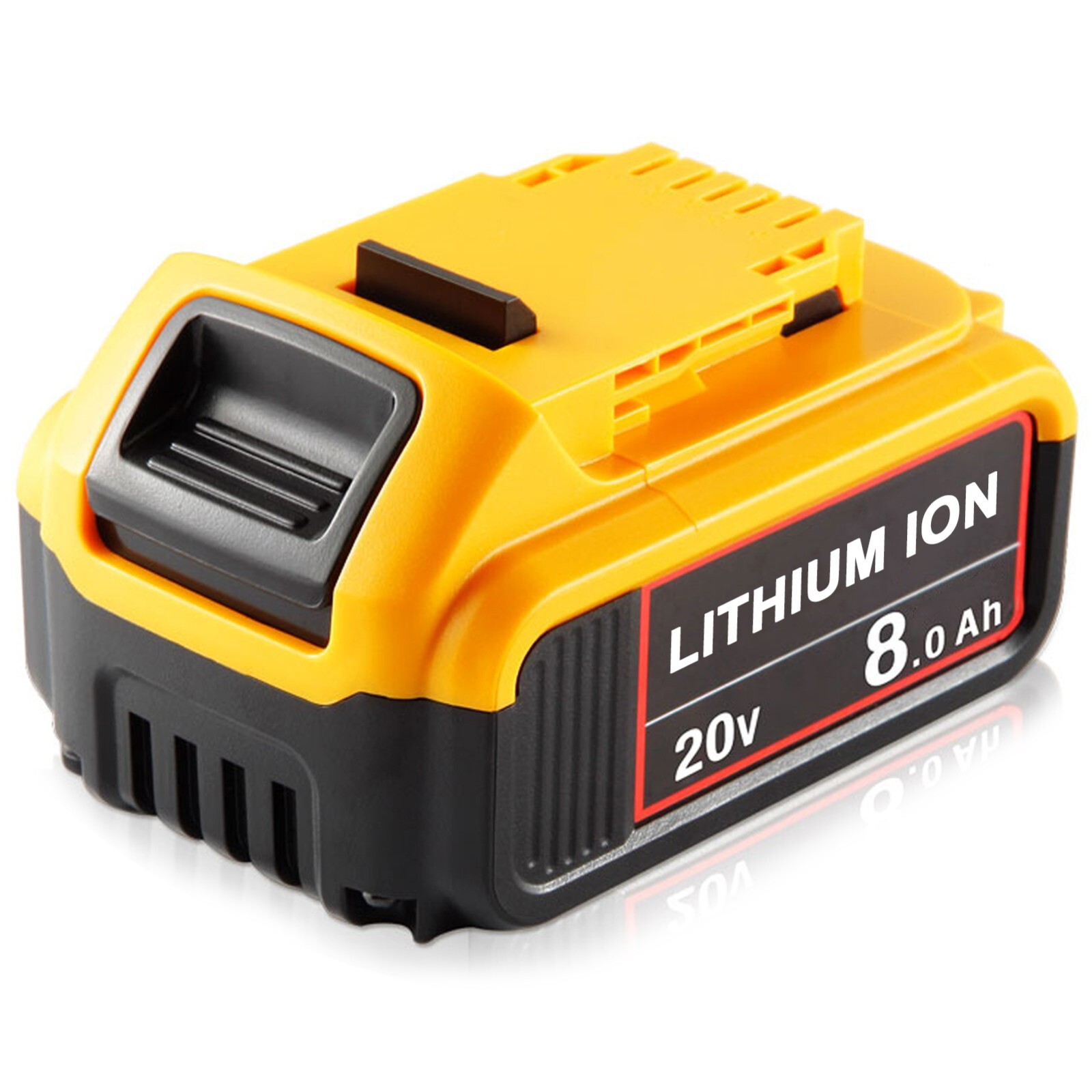 1~6X For DeWalt 20V 20 Volt Max XR 8.0AH Lithium Ion Battery DCB206-2 DCB205-2