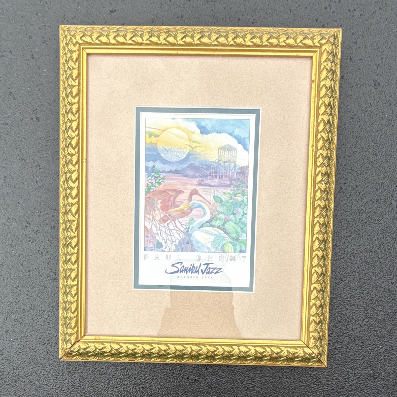 Paul Brent Vintage Framed Festival Poster \