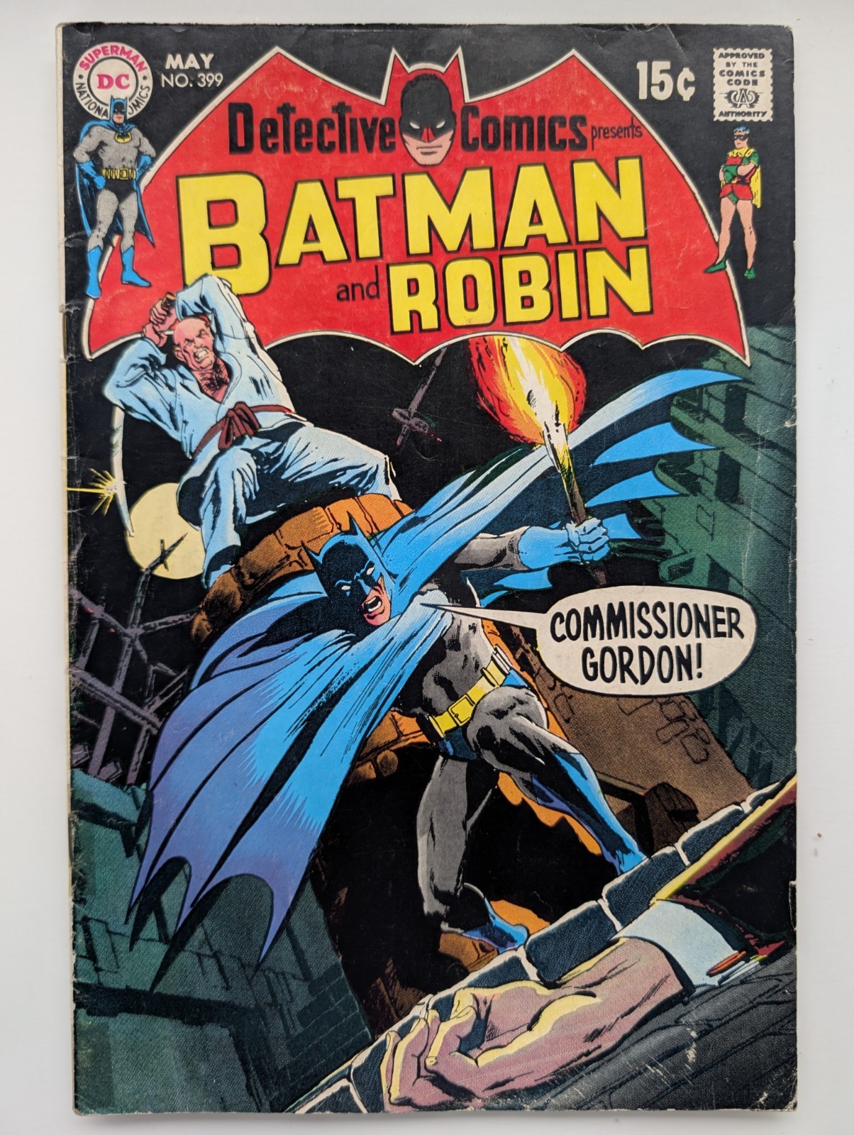 Detective Comics 399 Batman Neal Adams Cover Bronze Age DC 1970