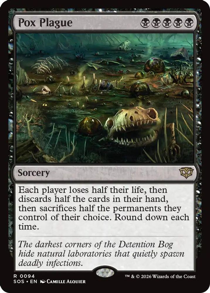 2026 Magic: The Gathering: SOS - Pox Plague (#94, Rare, Near Mint)