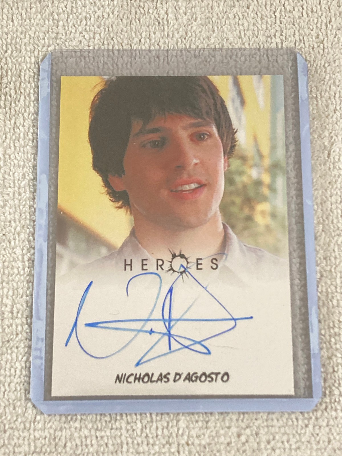 2010 Rittenhouse Heroes TV Show Autograph Card #Nicholas D'Agosto NM
