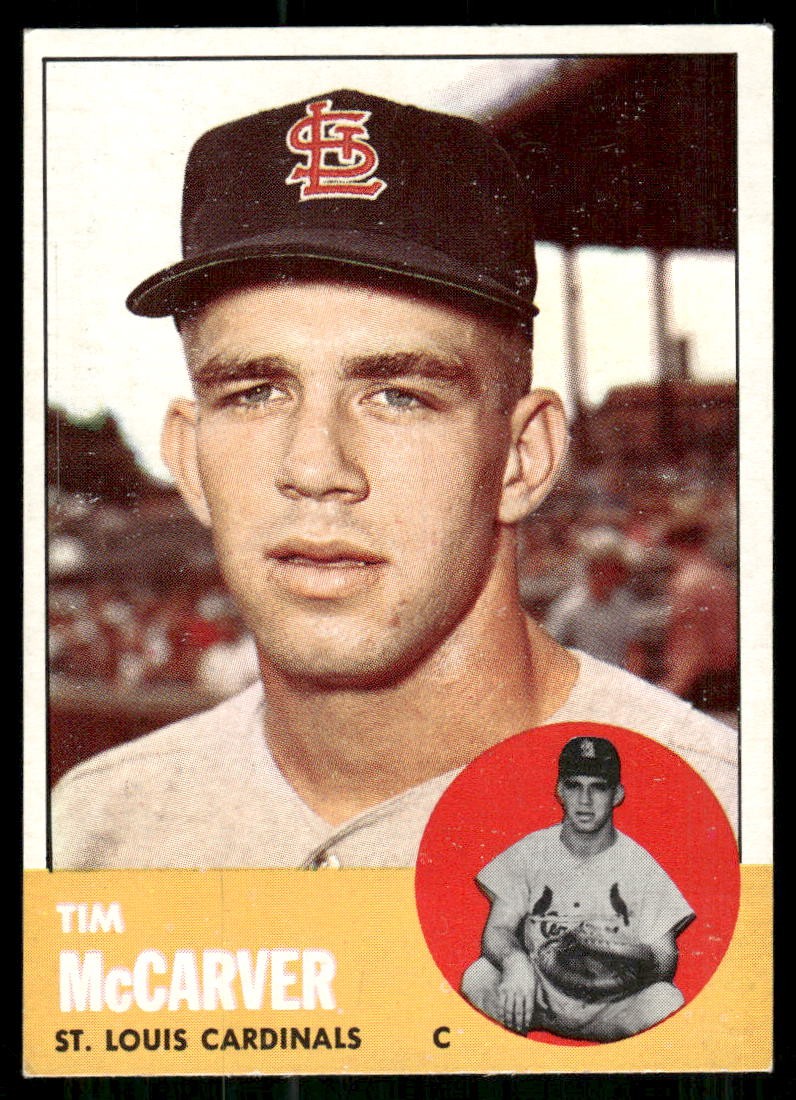 1963 Topps #394 Tim McCarver 1963 Topps #394 Tim McCarver
