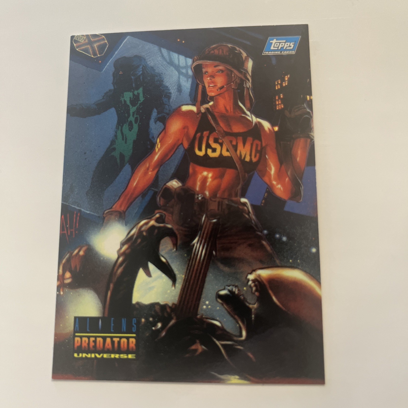 1993 Topps Aliens Predator Universe Sample Promo Trading Card #P2 1993 Topps Aliens Predator Universe Sample Promo Trading Card #P2