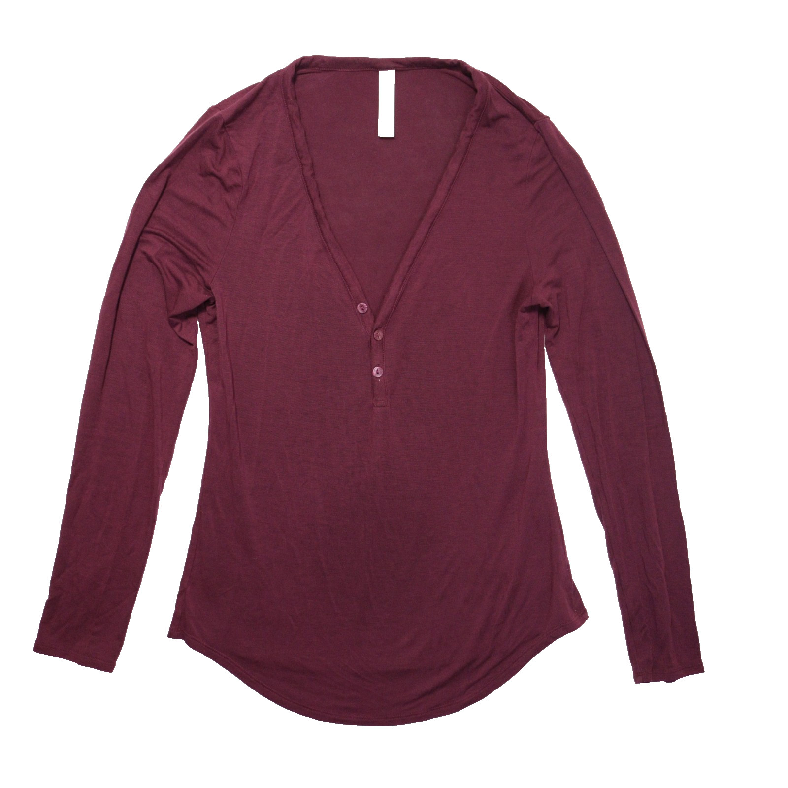 Athleta Nighttime Bliss Sleep Top Burgundy Loungewear Everyday Classic Women S