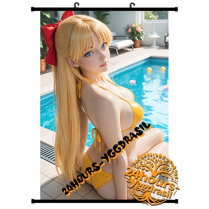 Anime Game Poster Magic Lady Venus HD Wall Scroll Painting 60x90cm Customizable