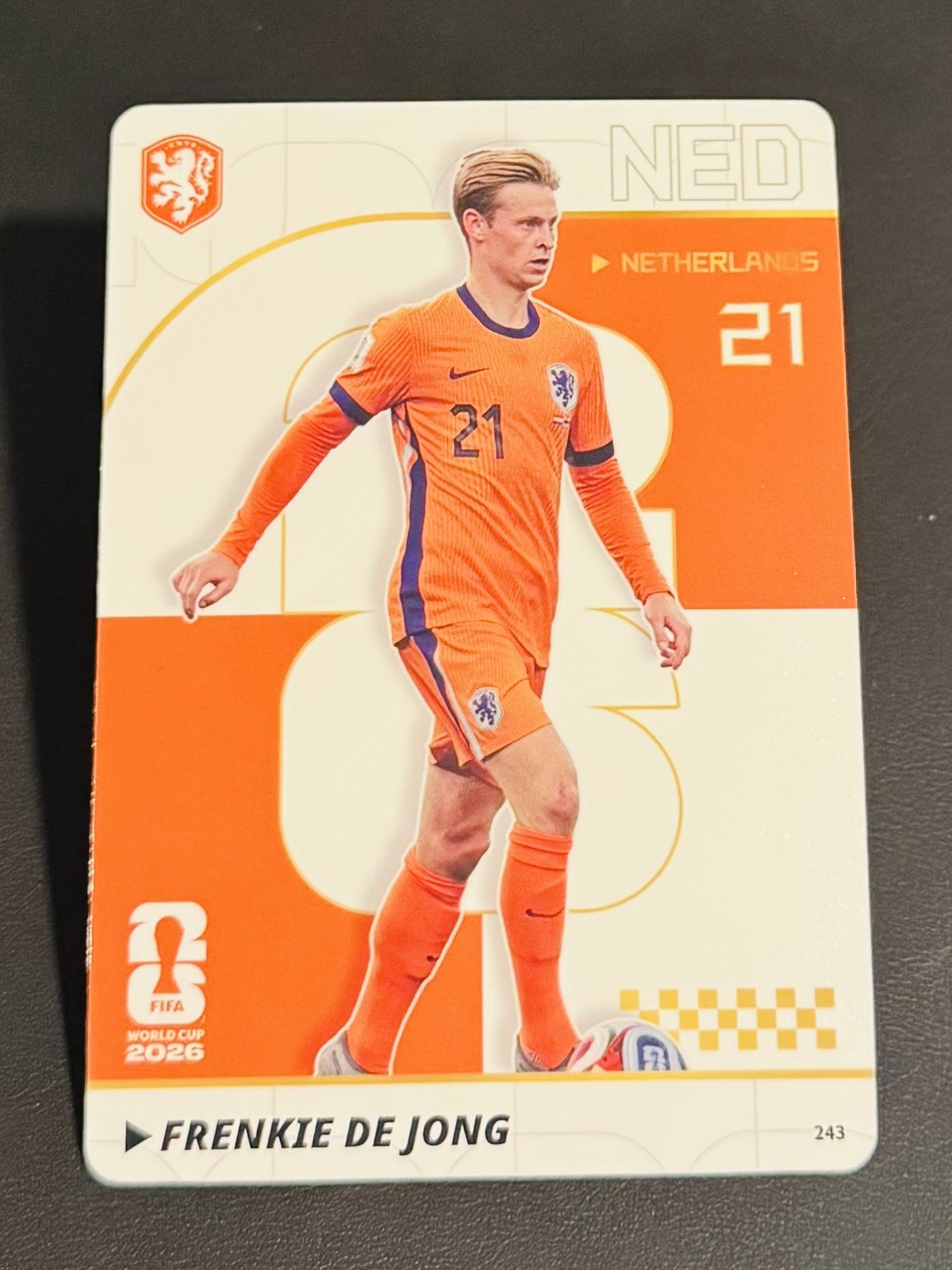 FRENKIE DE JONG 2026 Kayou FIFA World Cup Panini x Netherlands #243 FRENKIE DE JONG 2026 Kayou FIFA World Cup Panini x Netherlands #243