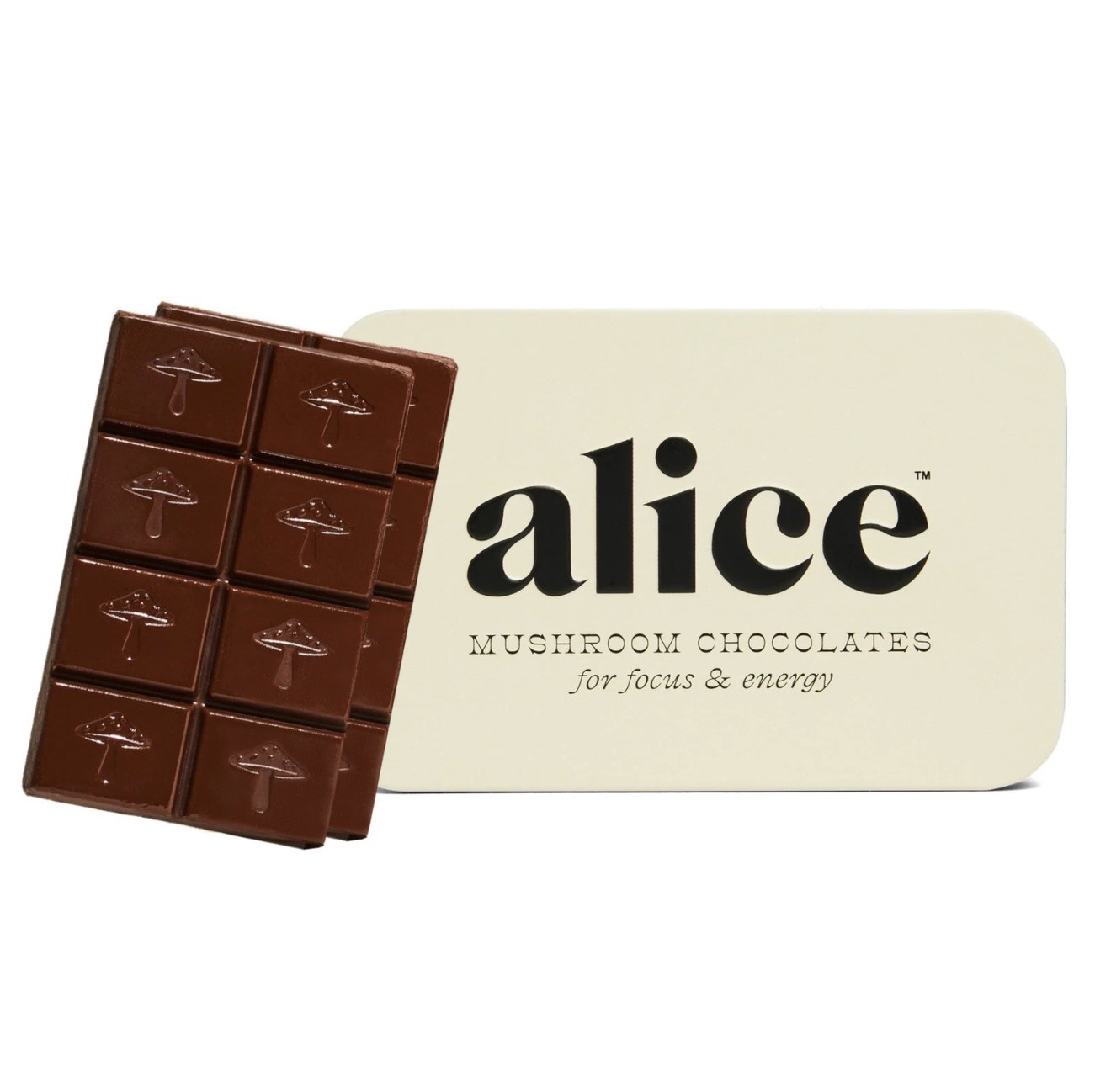 Alice Mushrooms Brainstorm Mushroom Chocolates Energy Bites for Focus 