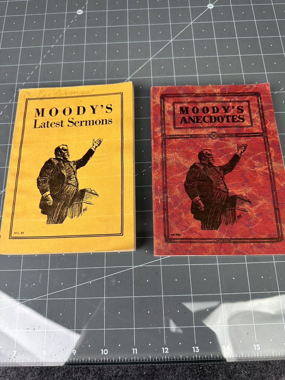 RARE Moody’s Anecdotes  1898 Paperback Book No. 66 And Sermons 1937 Lot