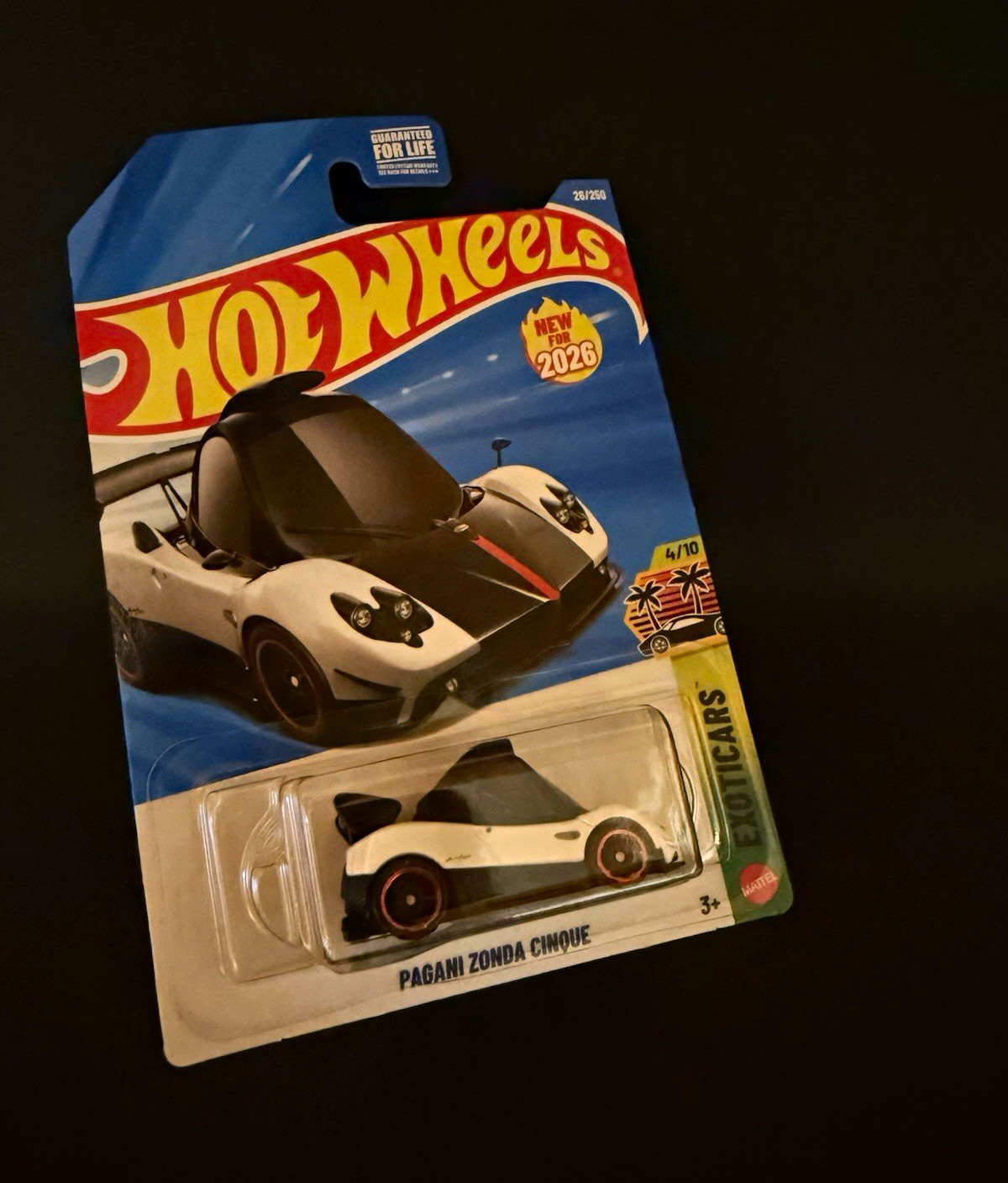 Hot Wheels Exoticars Pagani Zonda Cinque 1:64 Diecast Orange/Black 2026 Unopened