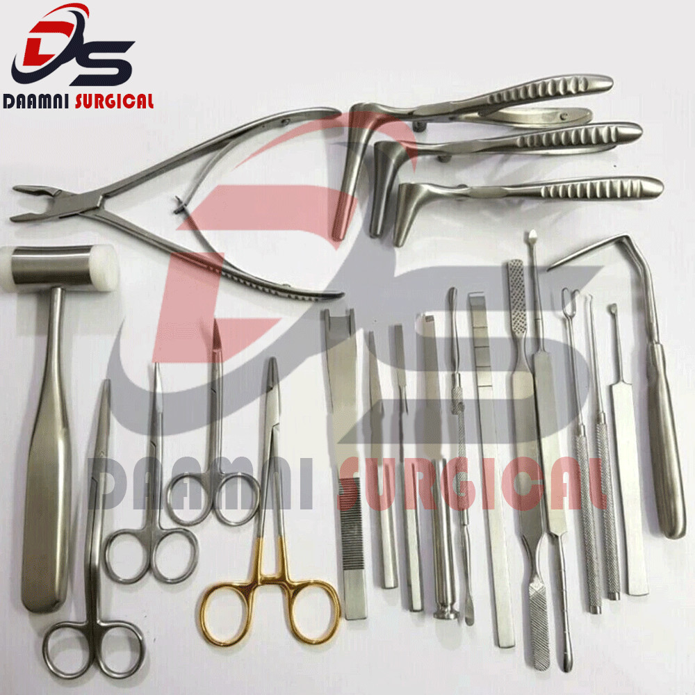 Nasal instruments set Rhinoplasty set of 21 Pcs,Plastic surgery instruments